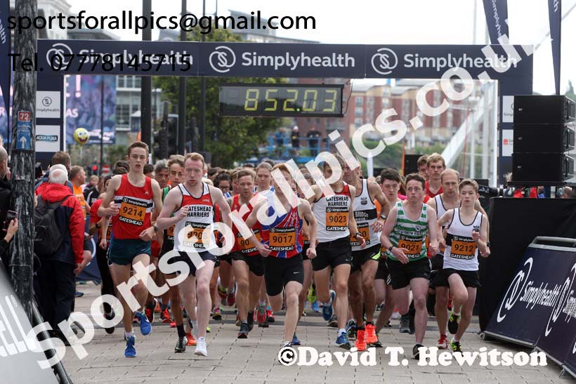 Simplyhealth Great North Run 5k. Photo: David T. Hewitson/Sports for All Pics